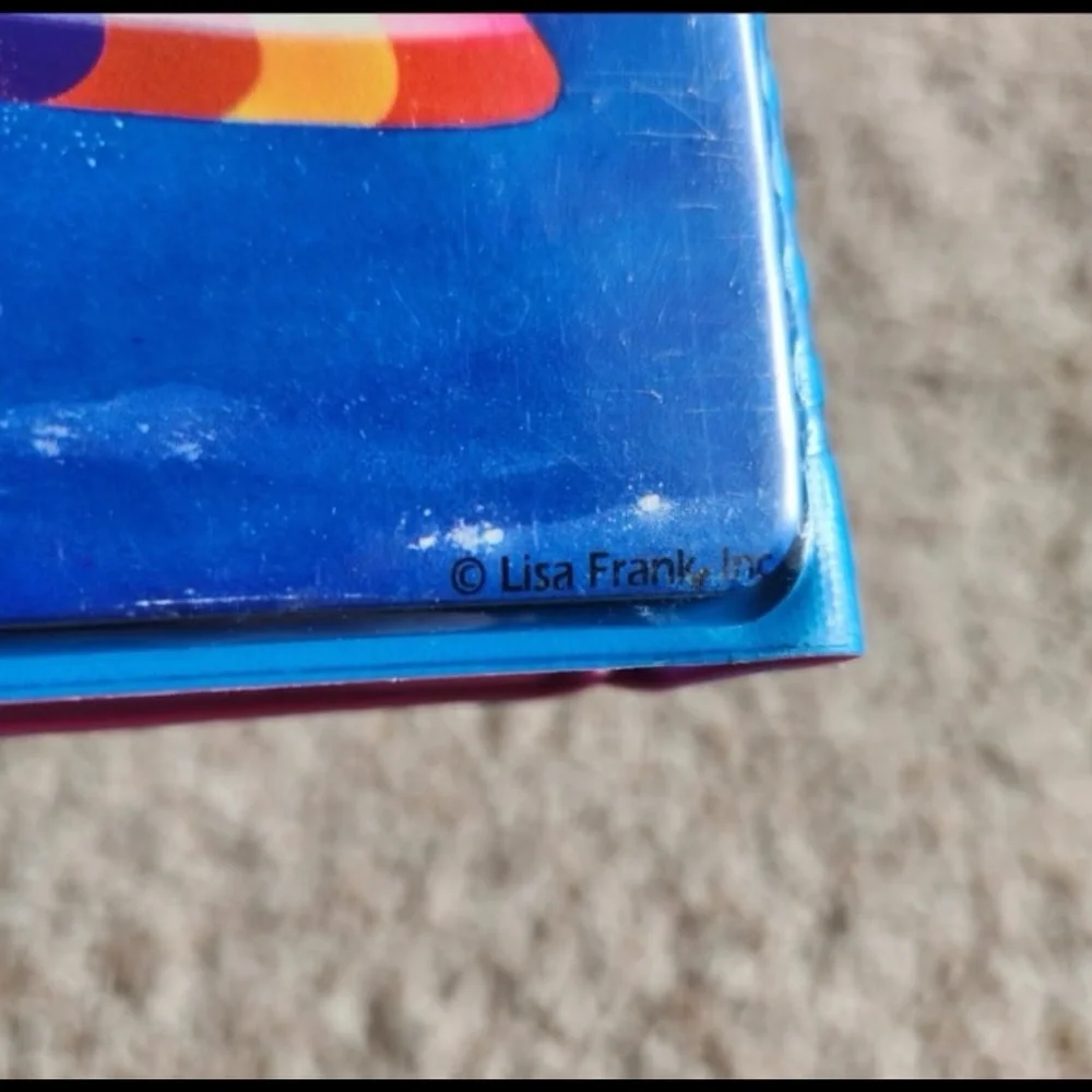 Lisa Frank Binder Vintage 1989 Penguin Surfing Beach Stuart Hall Trapper Keeper
